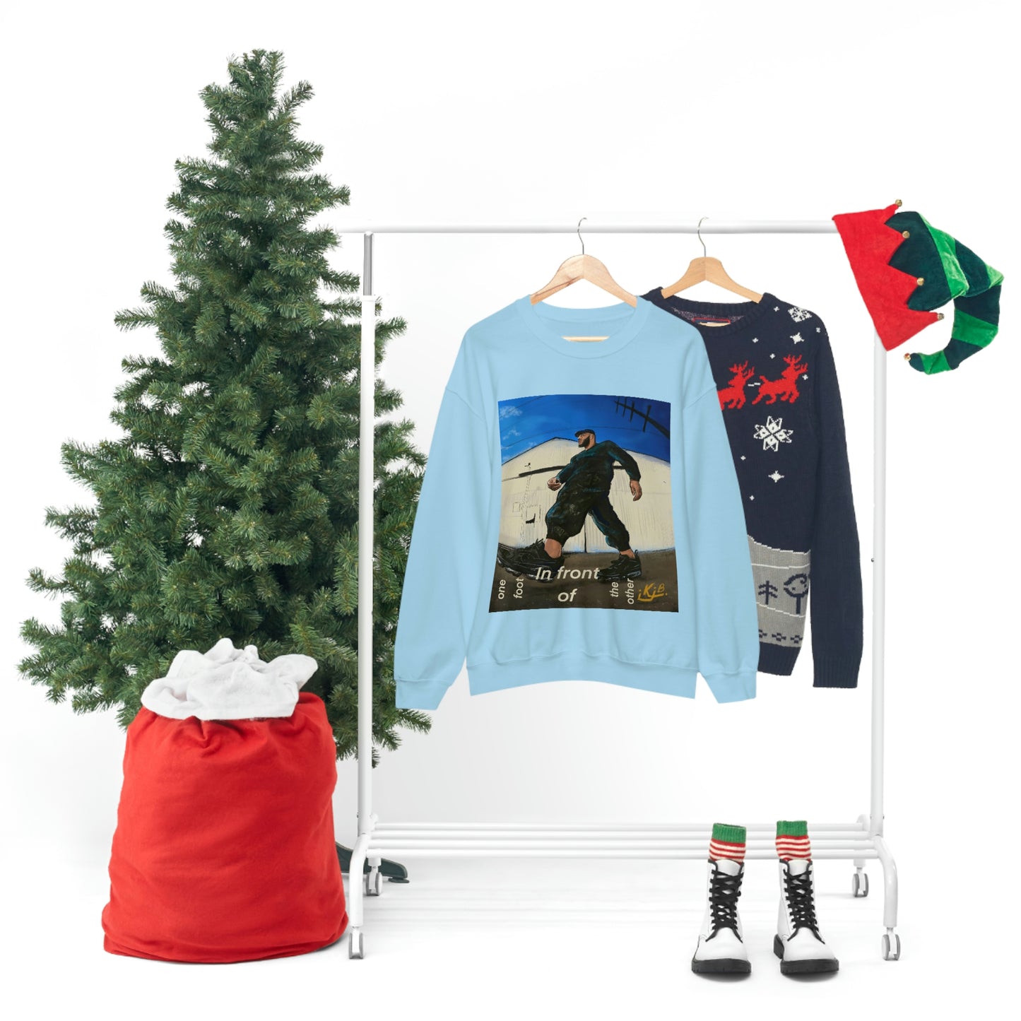 ONE FOOT IN FRONT OF THE OTHER - UNISEX - SWEATSHIRT