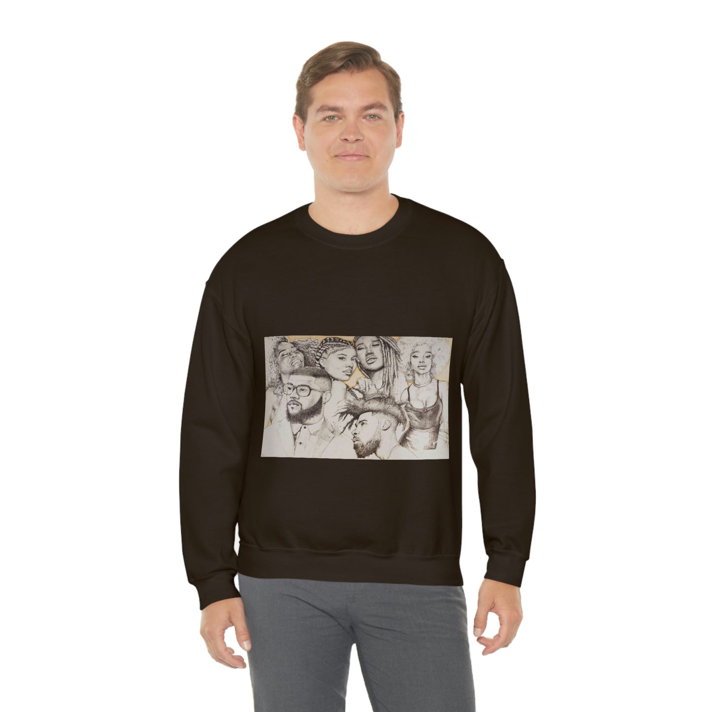 BLACK BEAUTY COLLAGE SWEATSHIRT