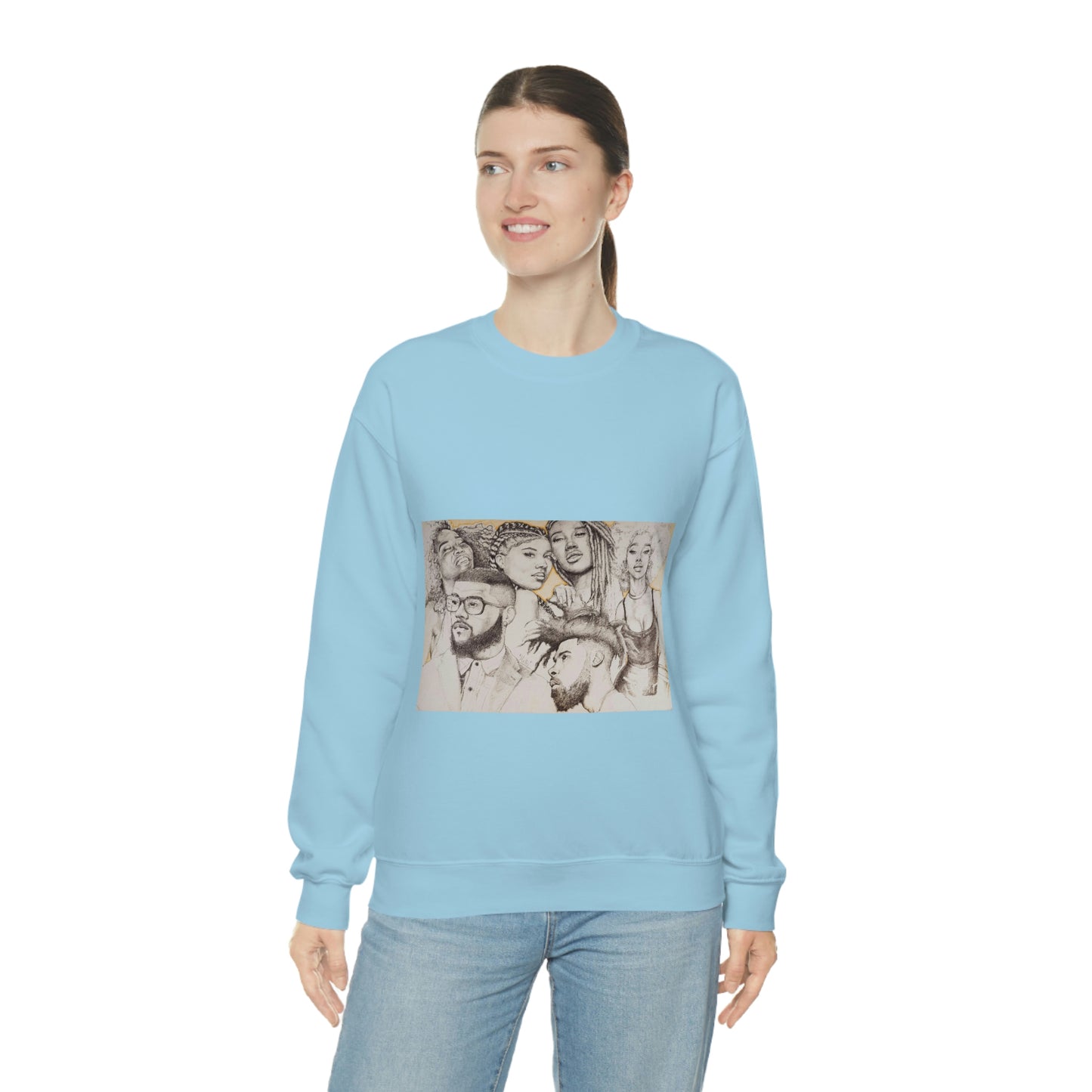 BLACK BEAUTY COLLAGE SWEATSHIRT