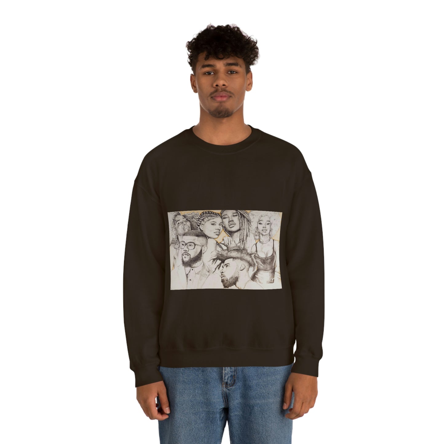 BLACK BEAUTY COLLAGE SWEATSHIRT