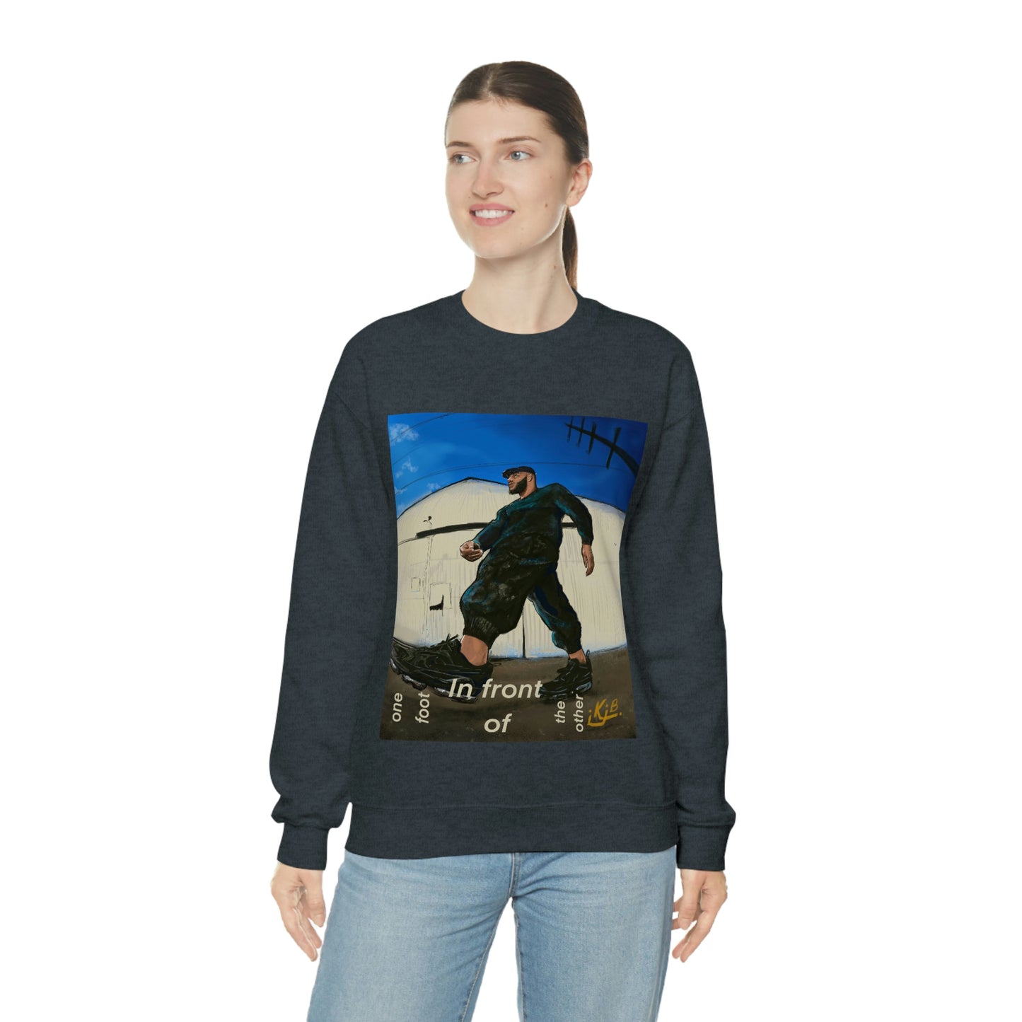 ONE FOOT IN FRONT OF THE OTHER - UNISEX - SWEATSHIRT