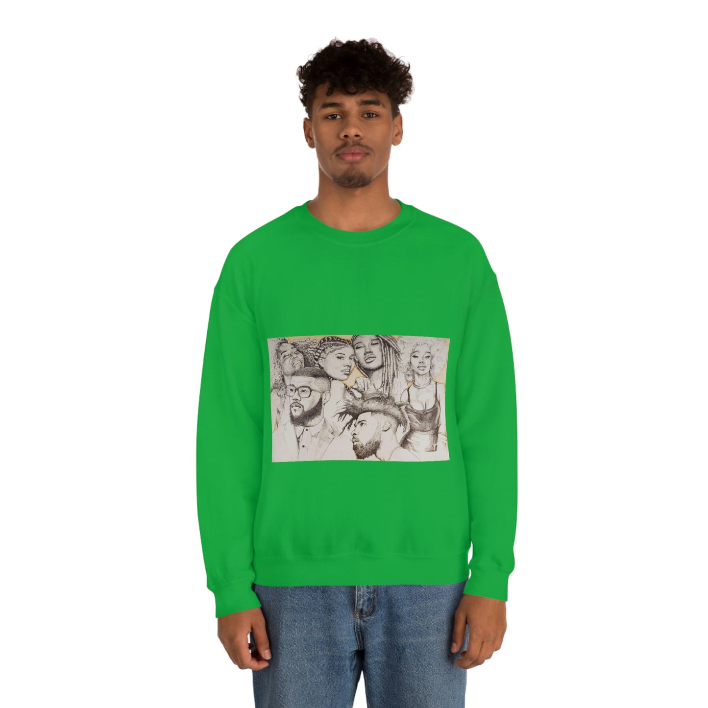 BLACK BEAUTY COLLAGE SWEATSHIRT