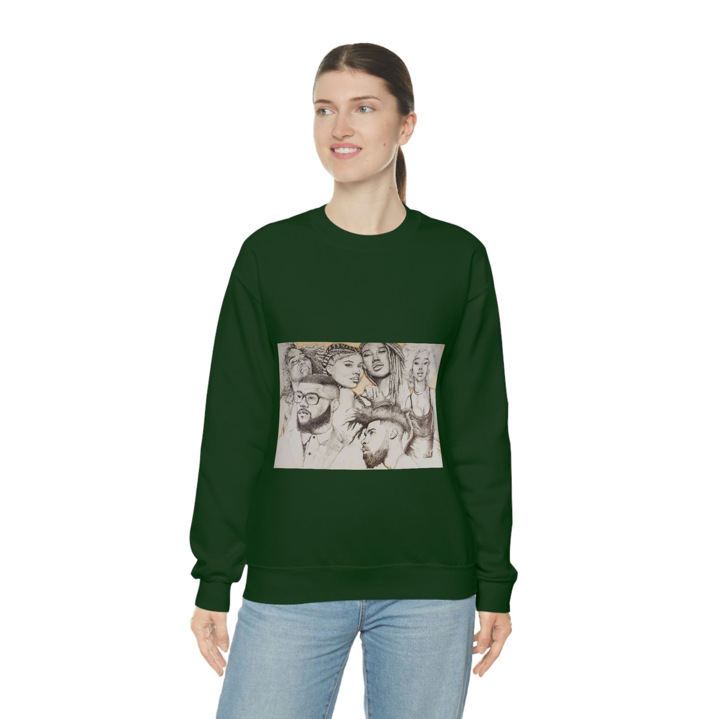 BLACK BEAUTY COLLAGE SWEATSHIRT