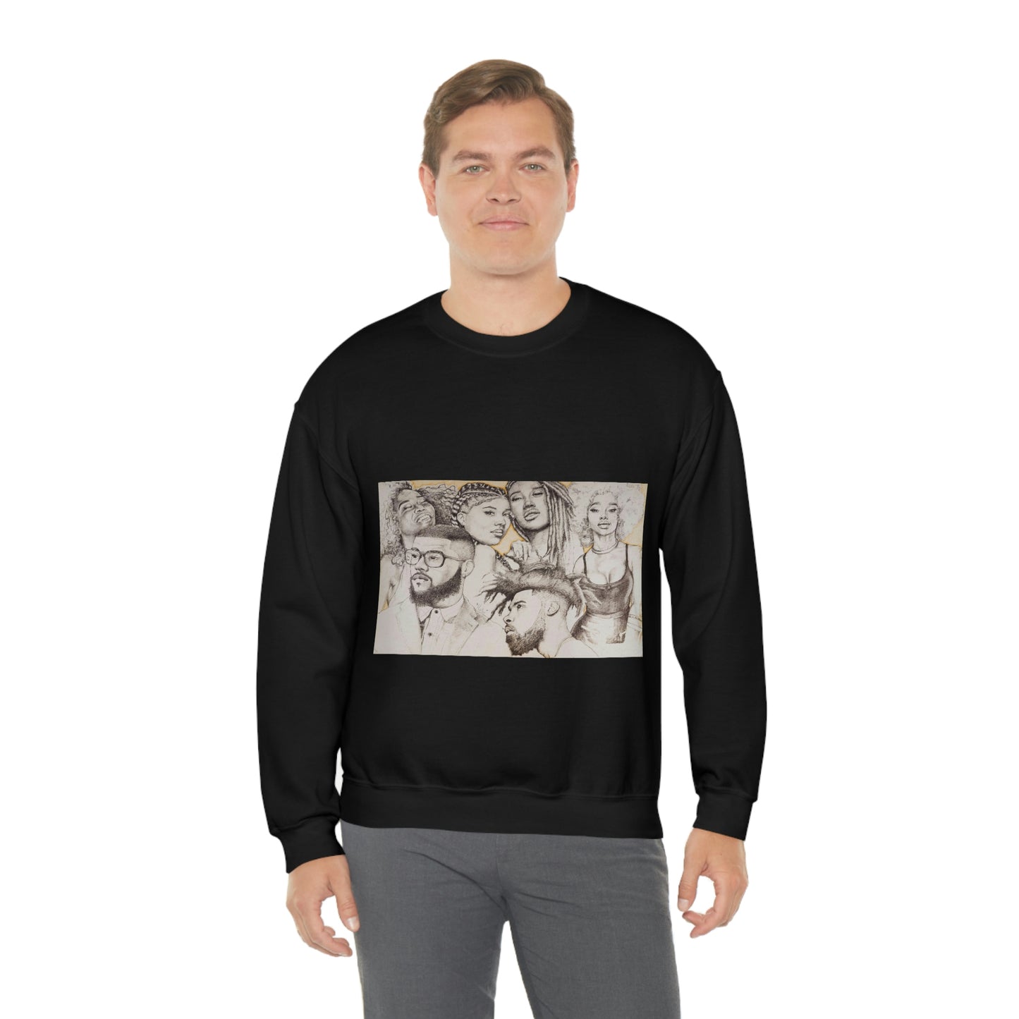 BLACK BEAUTY COLLAGE SWEATSHIRT