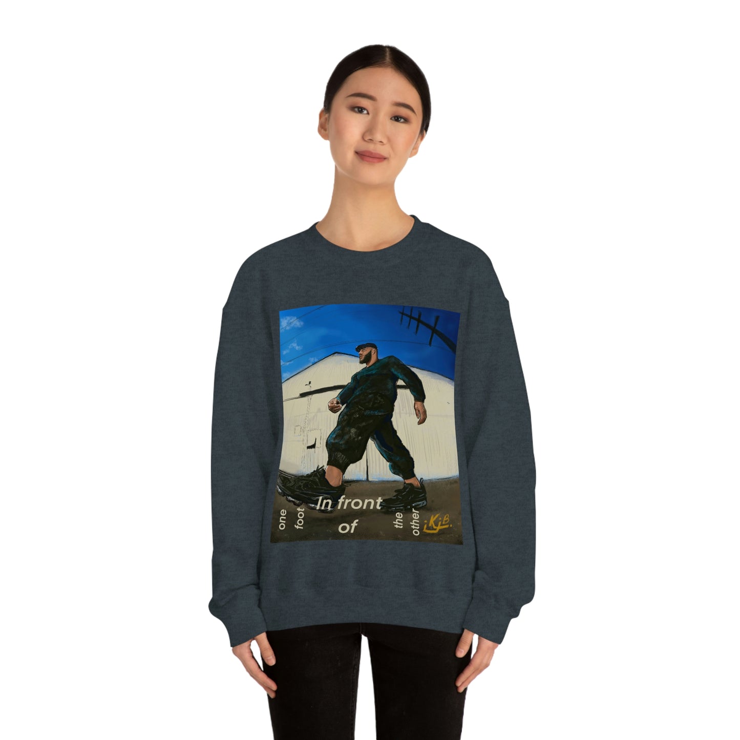 ONE FOOT IN FRONT OF THE OTHER - UNISEX - SWEATSHIRT