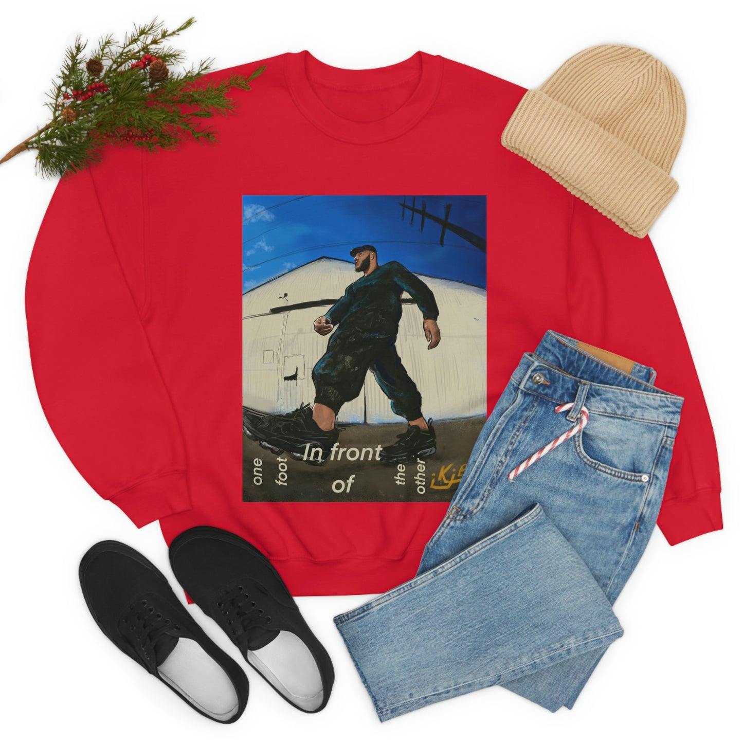 ONE FOOT IN FRONT OF THE OTHER - UNISEX - SWEATSHIRT