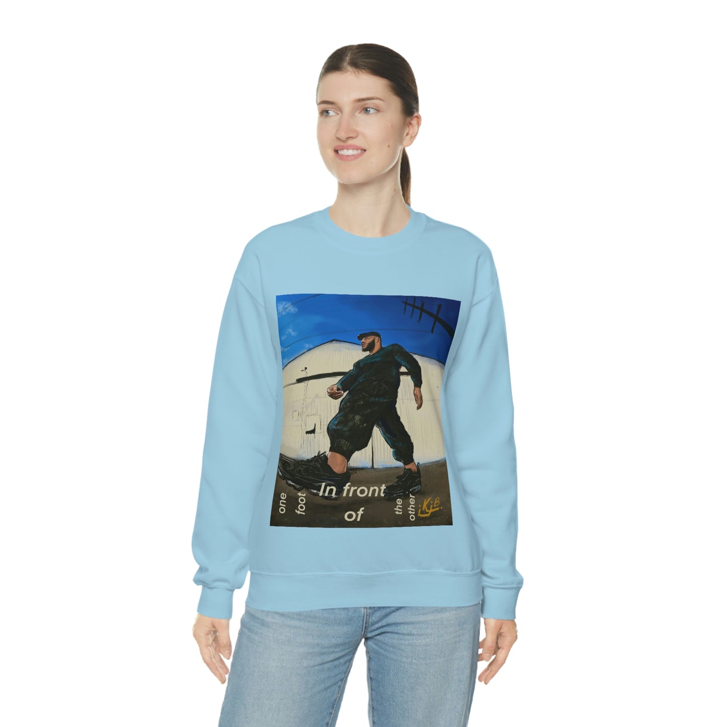 ONE FOOT IN FRONT OF THE OTHER - UNISEX - SWEATSHIRT