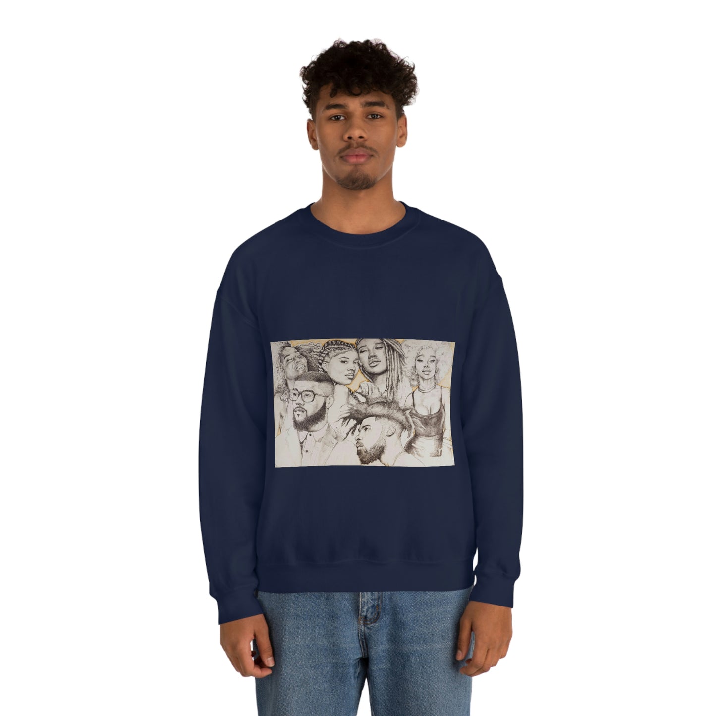 BLACK BEAUTY COLLAGE SWEATSHIRT
