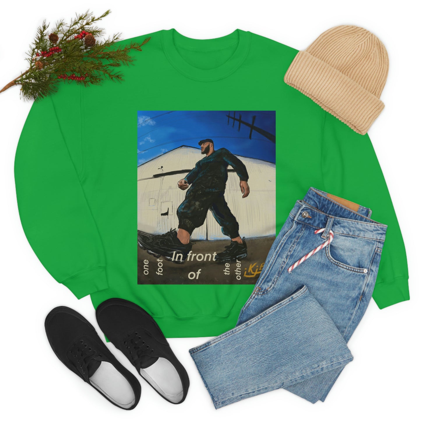 ONE FOOT IN FRONT OF THE OTHER - UNISEX - SWEATSHIRT