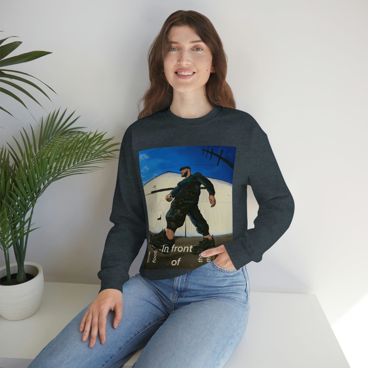 ONE FOOT IN FRONT OF THE OTHER - UNISEX - SWEATSHIRT