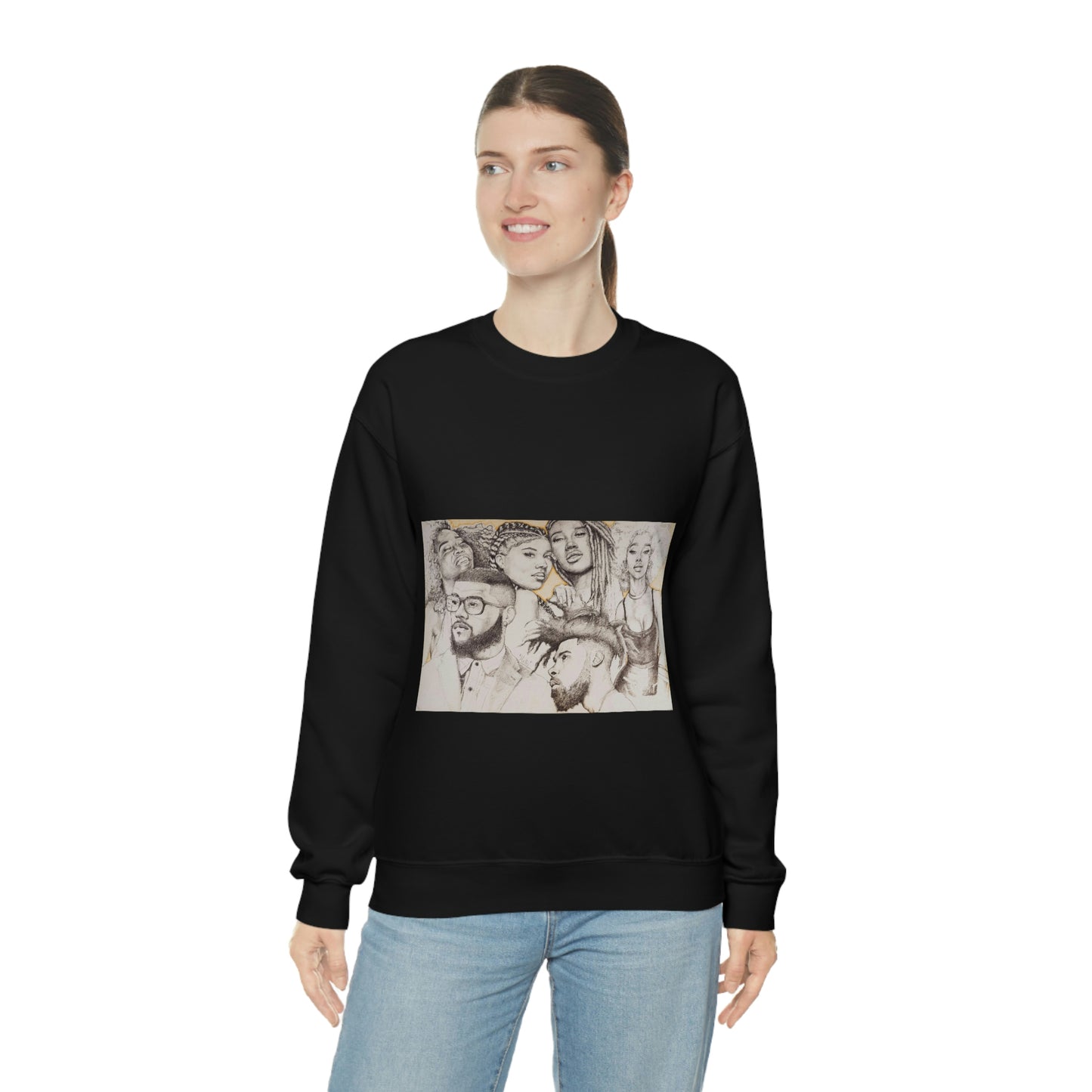 BLACK BEAUTY COLLAGE SWEATSHIRT