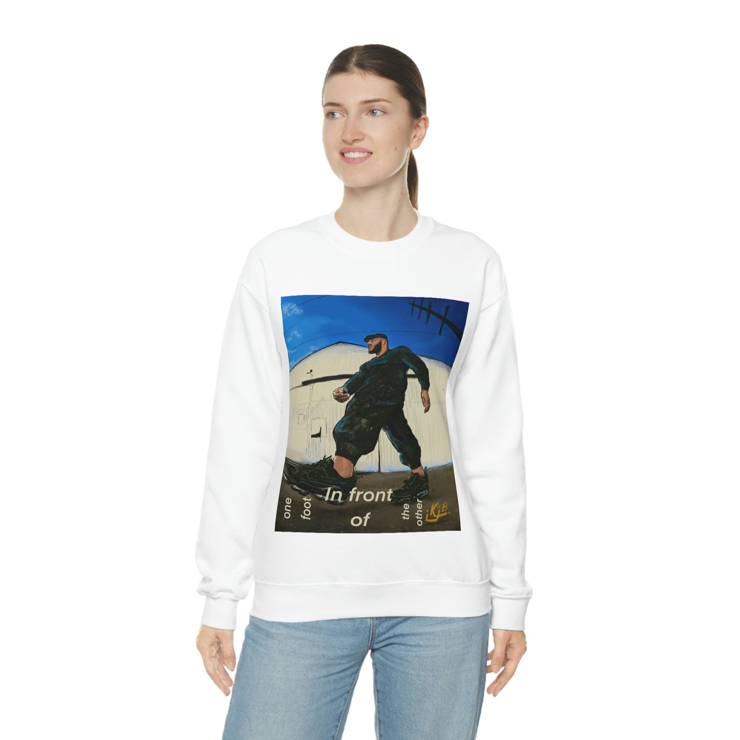 ONE FOOT IN FRONT OF THE OTHER - UNISEX - SWEATSHIRT