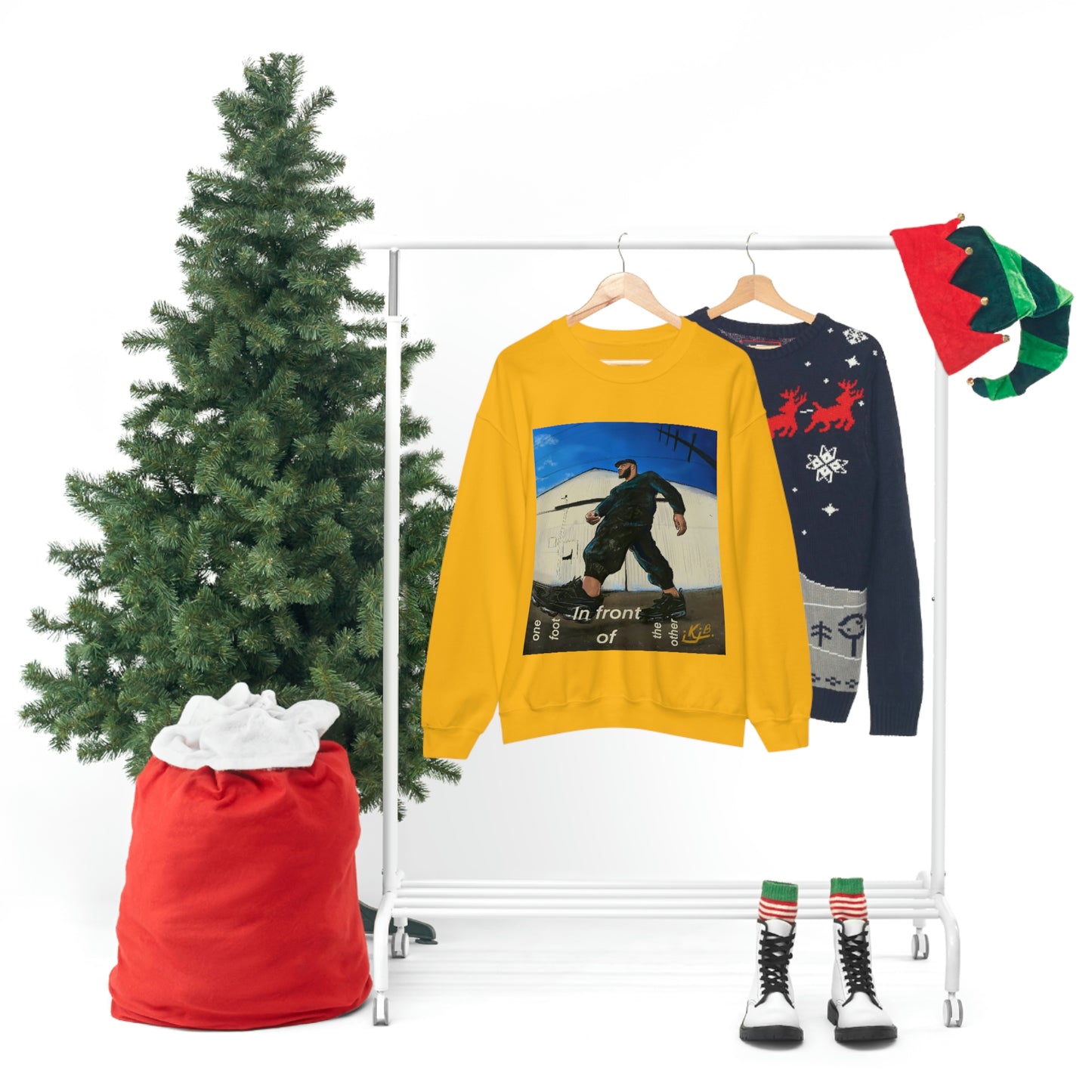 ONE FOOT IN FRONT OF THE OTHER - UNISEX - SWEATSHIRT
