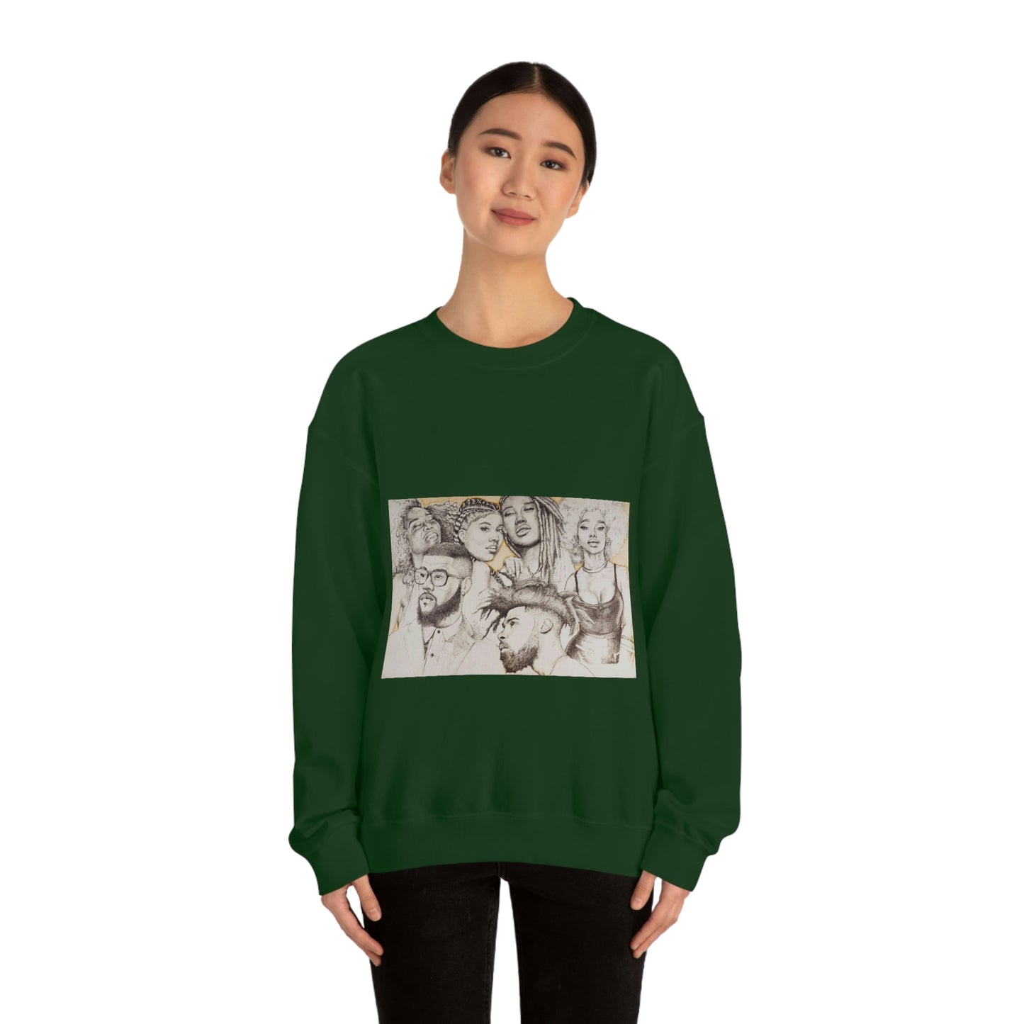 BLACK BEAUTY COLLAGE SWEATSHIRT