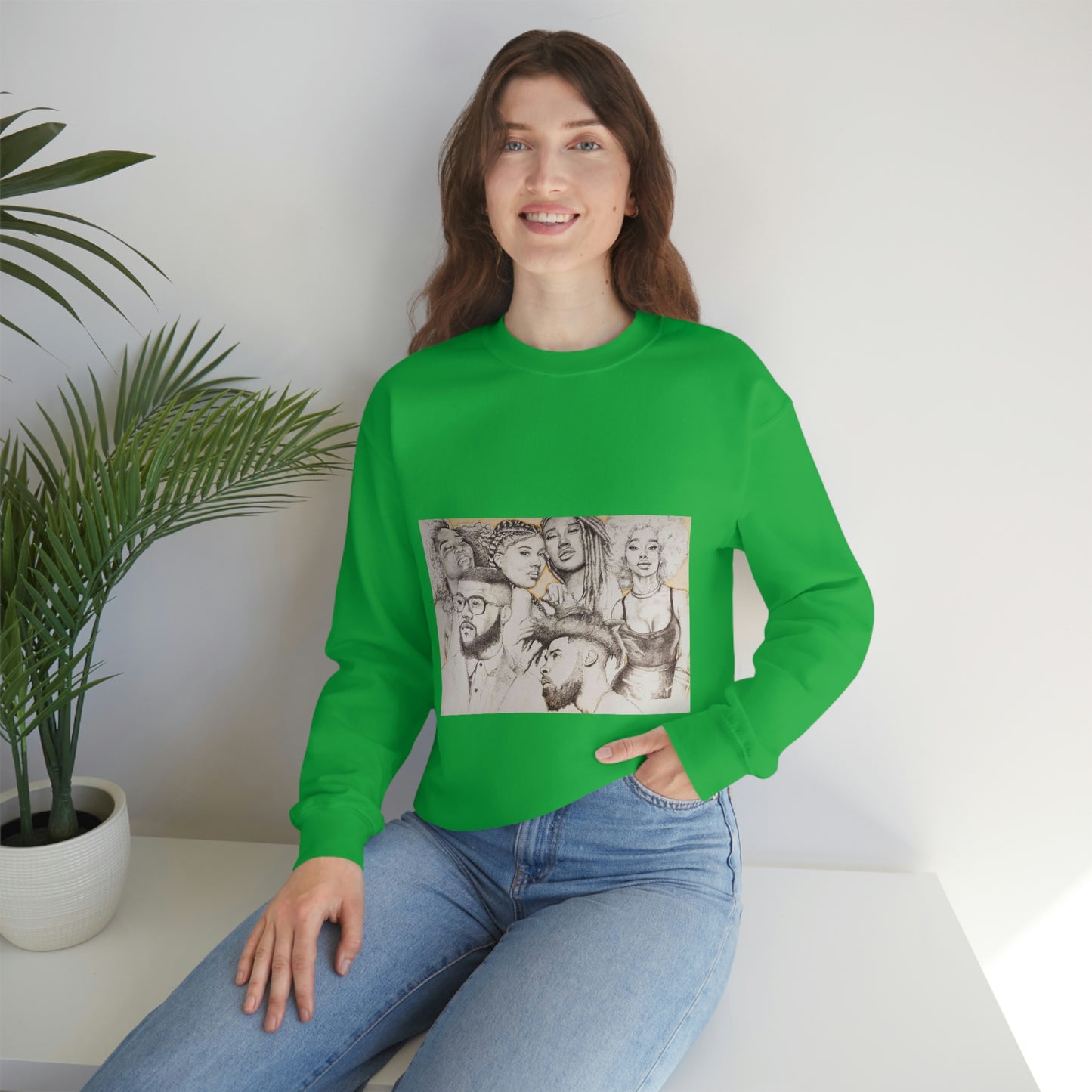 BLACK BEAUTY COLLAGE SWEATSHIRT
