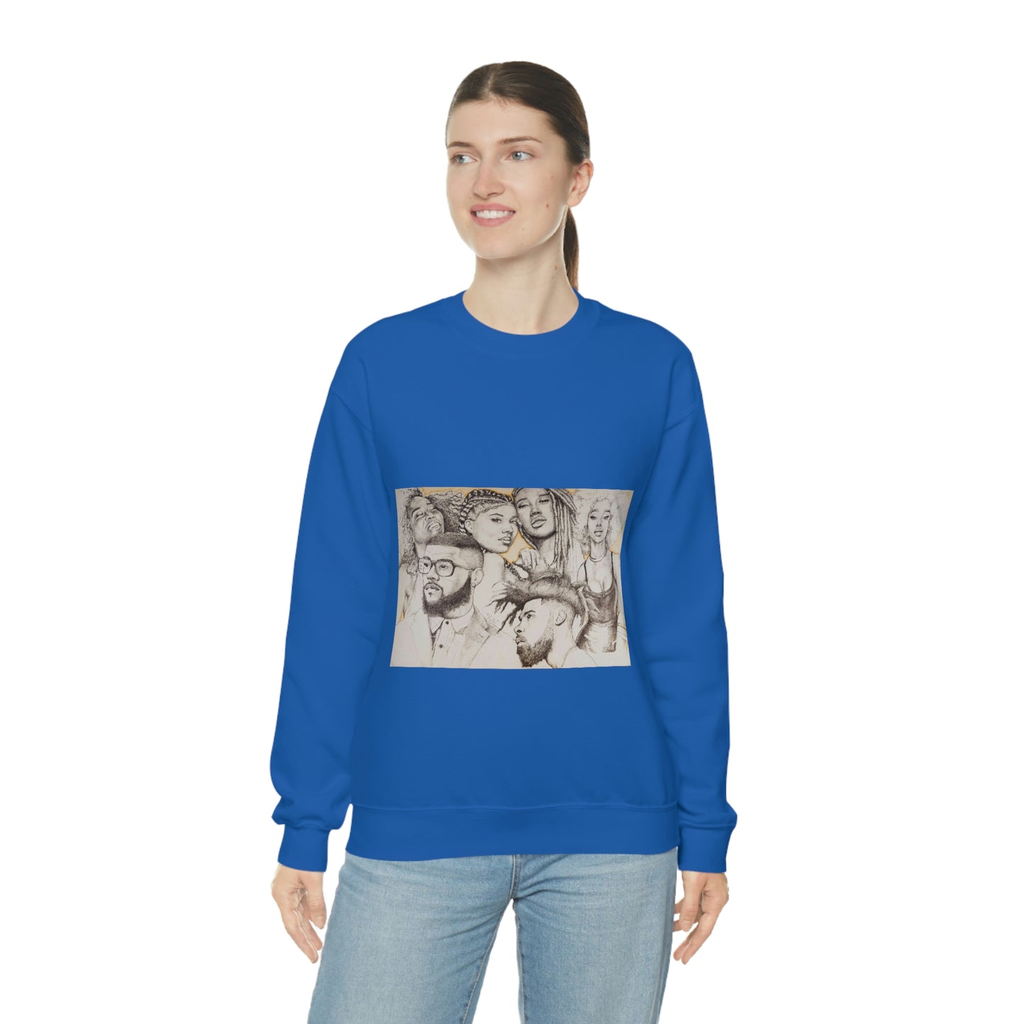 BLACK BEAUTY COLLAGE SWEATSHIRT