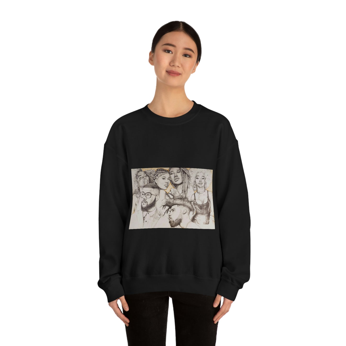BLACK BEAUTY COLLAGE SWEATSHIRT