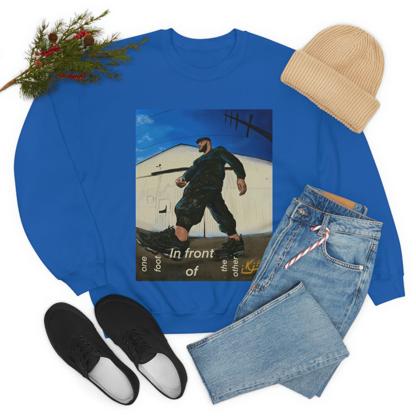 ONE FOOT IN FRONT OF THE OTHER - UNISEX - SWEATSHIRT