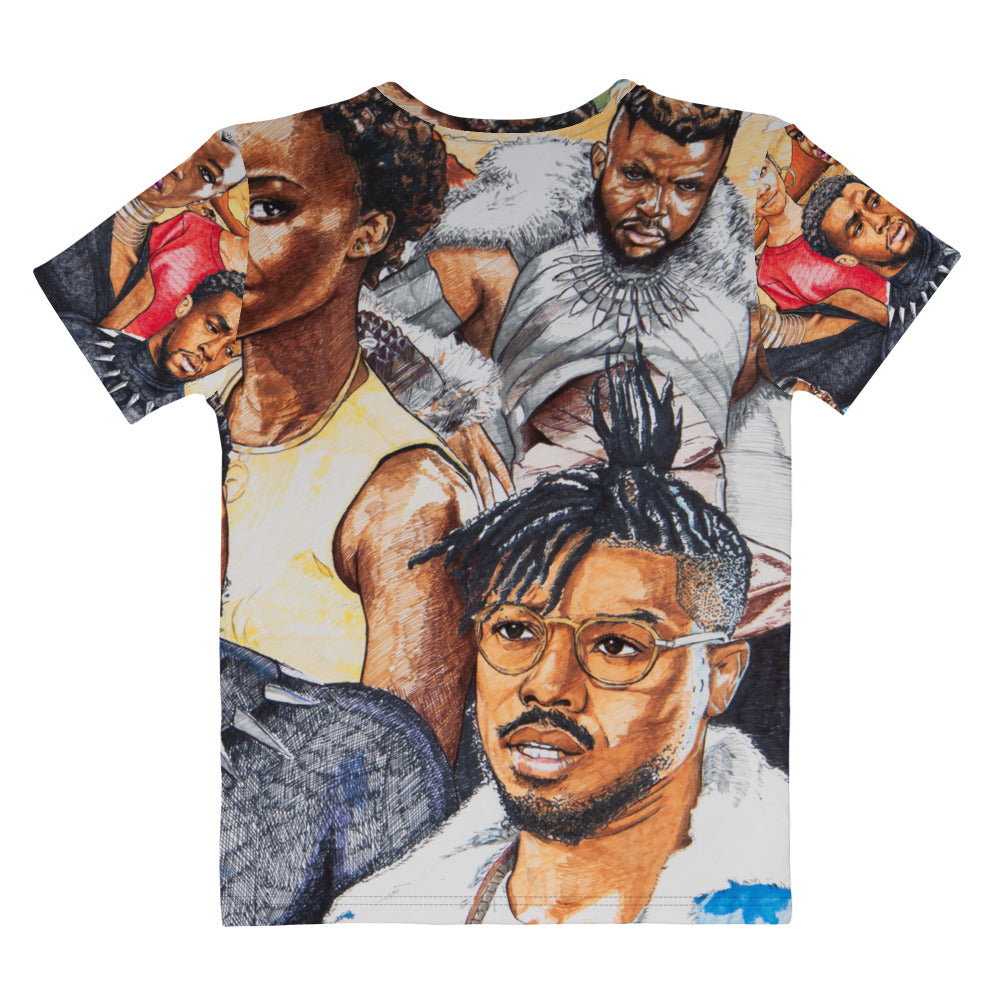 BLACK PANTHER - ALL OVER - WOMEN'S T-SHIRT