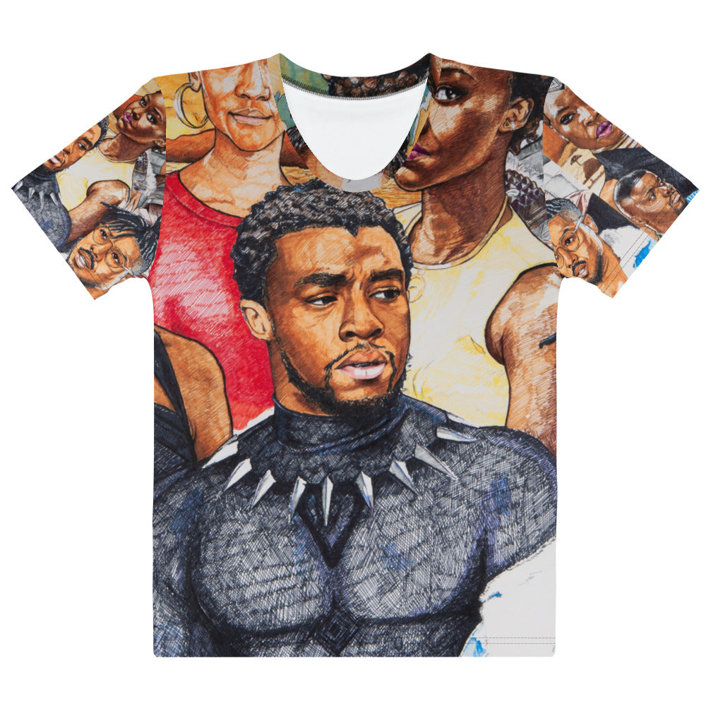 BLACK PANTHER - ALL OVER - WOMEN'S T-SHIRT