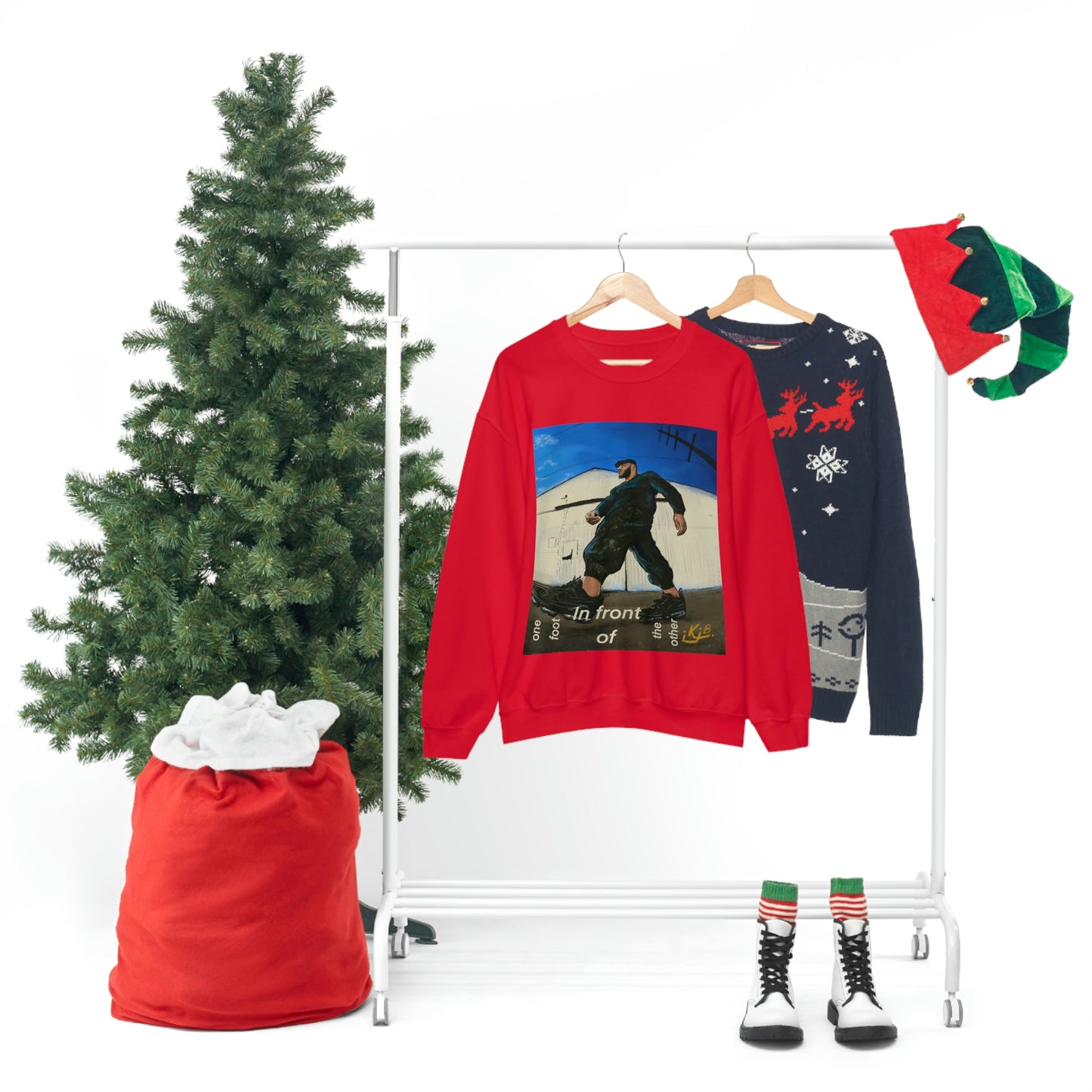 ONE FOOT IN FRONT OF THE OTHER - UNISEX - SWEATSHIRT