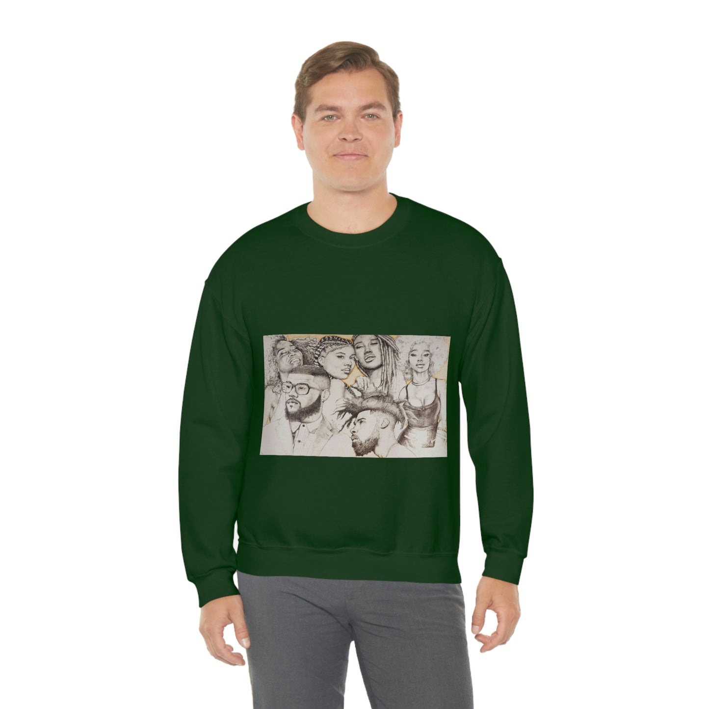 BLACK BEAUTY COLLAGE SWEATSHIRT