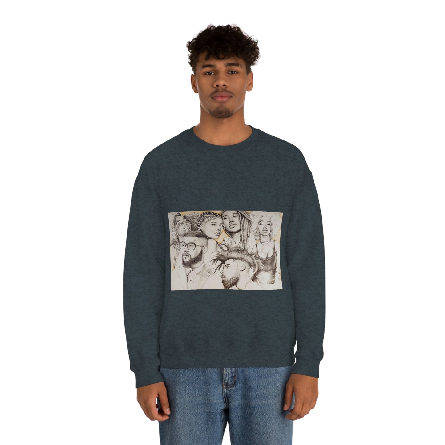 BLACK BEAUTY COLLAGE SWEATSHIRT