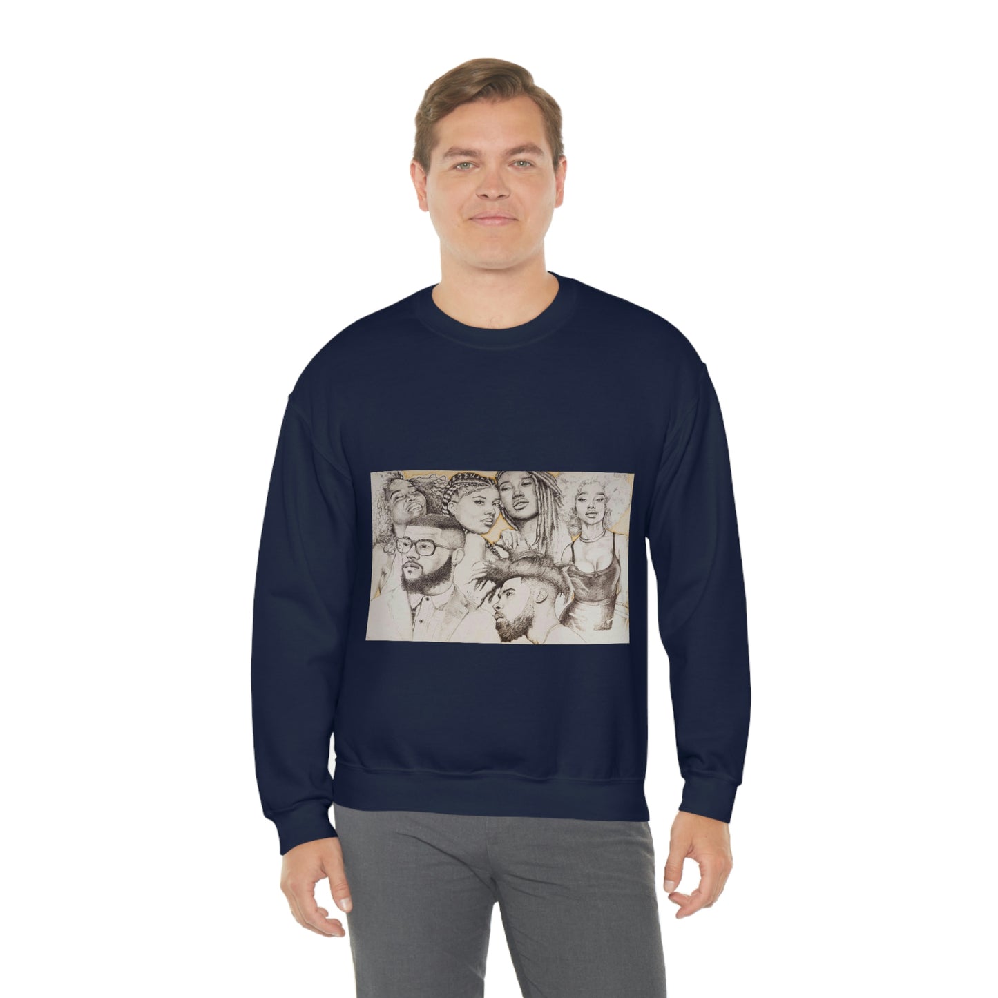 BLACK BEAUTY COLLAGE SWEATSHIRT