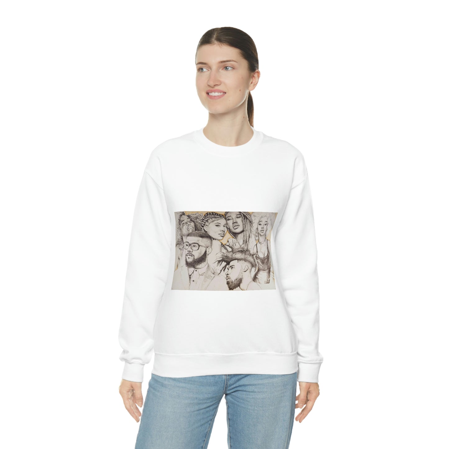 BLACK BEAUTY COLLAGE SWEATSHIRT