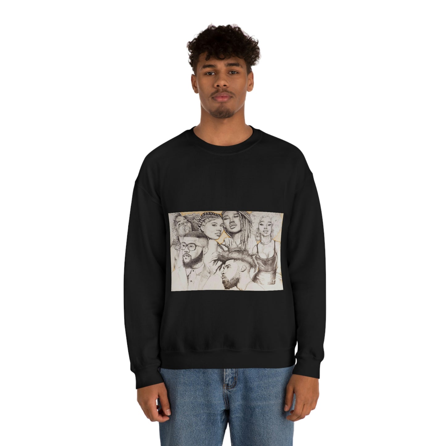 BLACK BEAUTY COLLAGE SWEATSHIRT