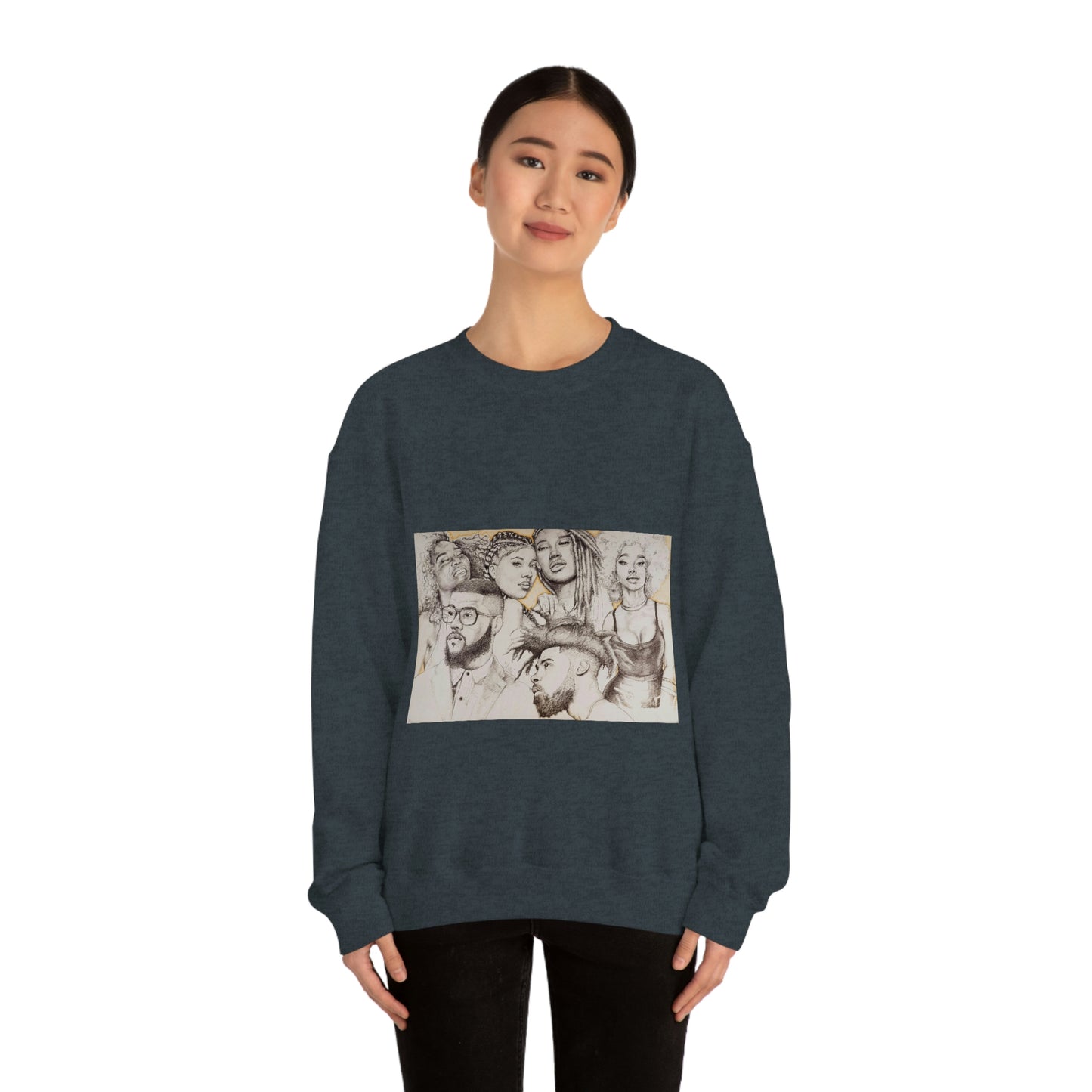 BLACK BEAUTY COLLAGE SWEATSHIRT