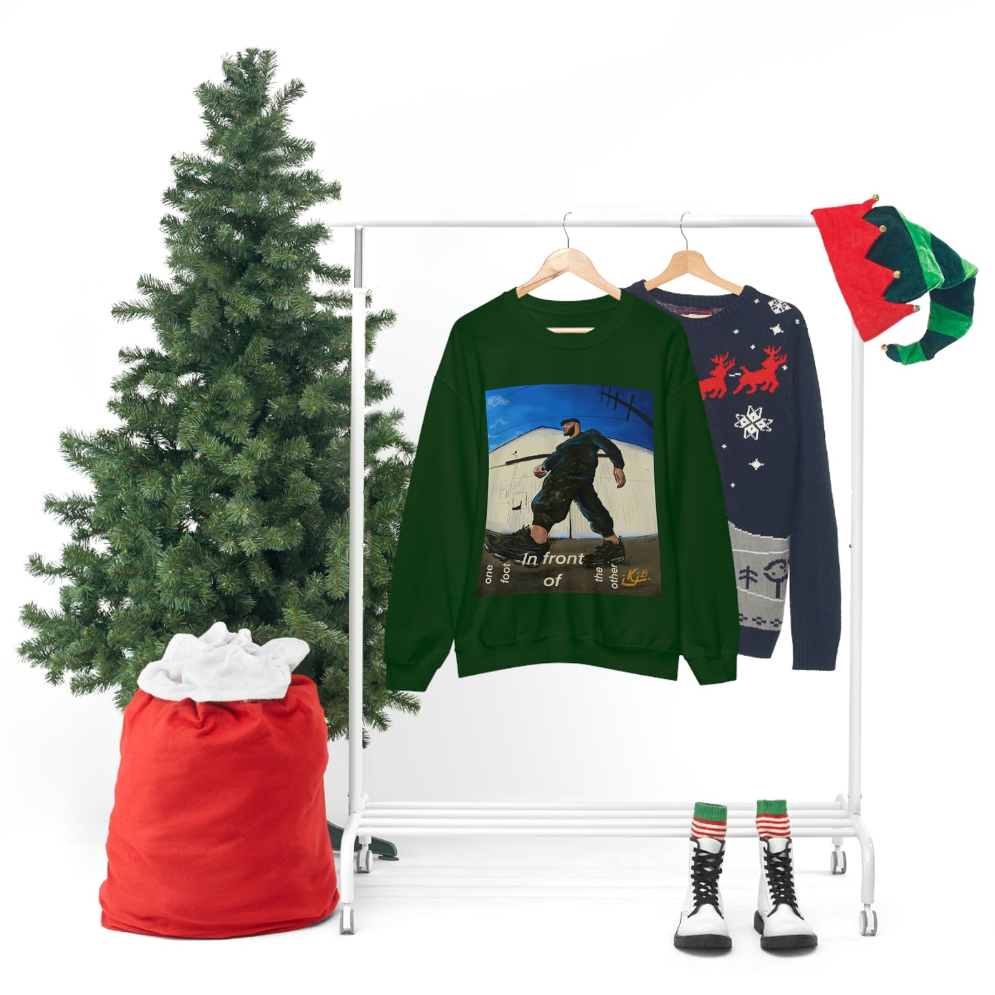 ONE FOOT IN FRONT OF THE OTHER - UNISEX - SWEATSHIRT