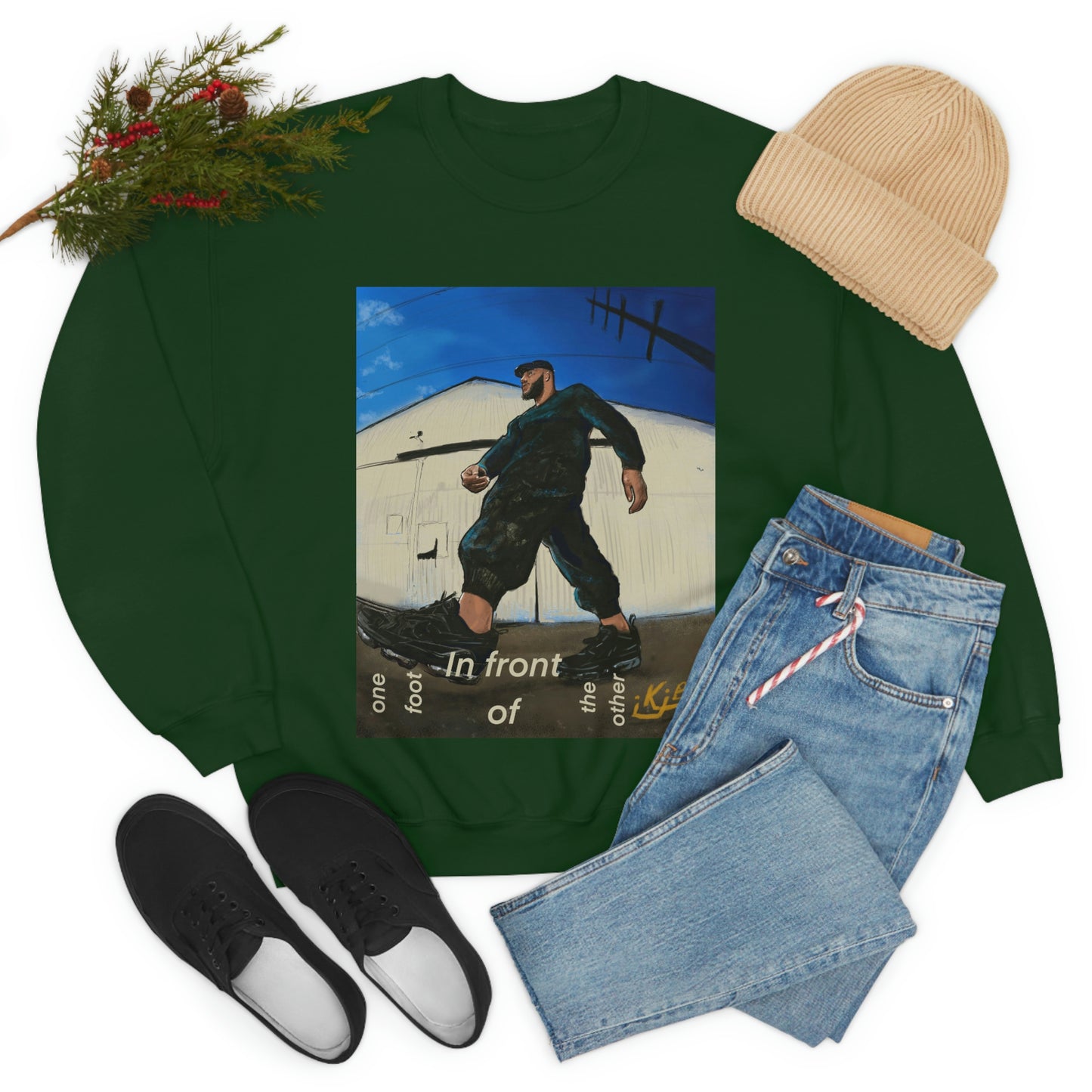 ONE FOOT IN FRONT OF THE OTHER - UNISEX - SWEATSHIRT