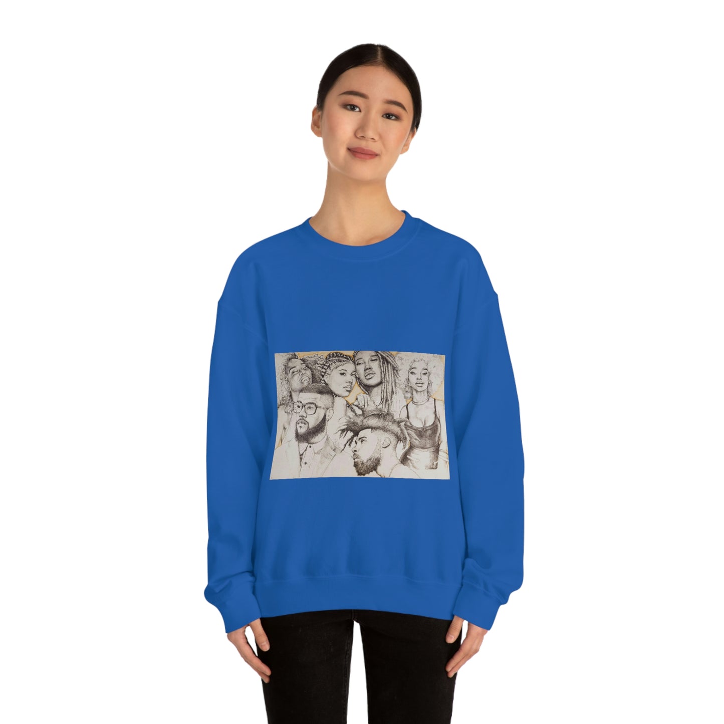 BLACK BEAUTY COLLAGE SWEATSHIRT
