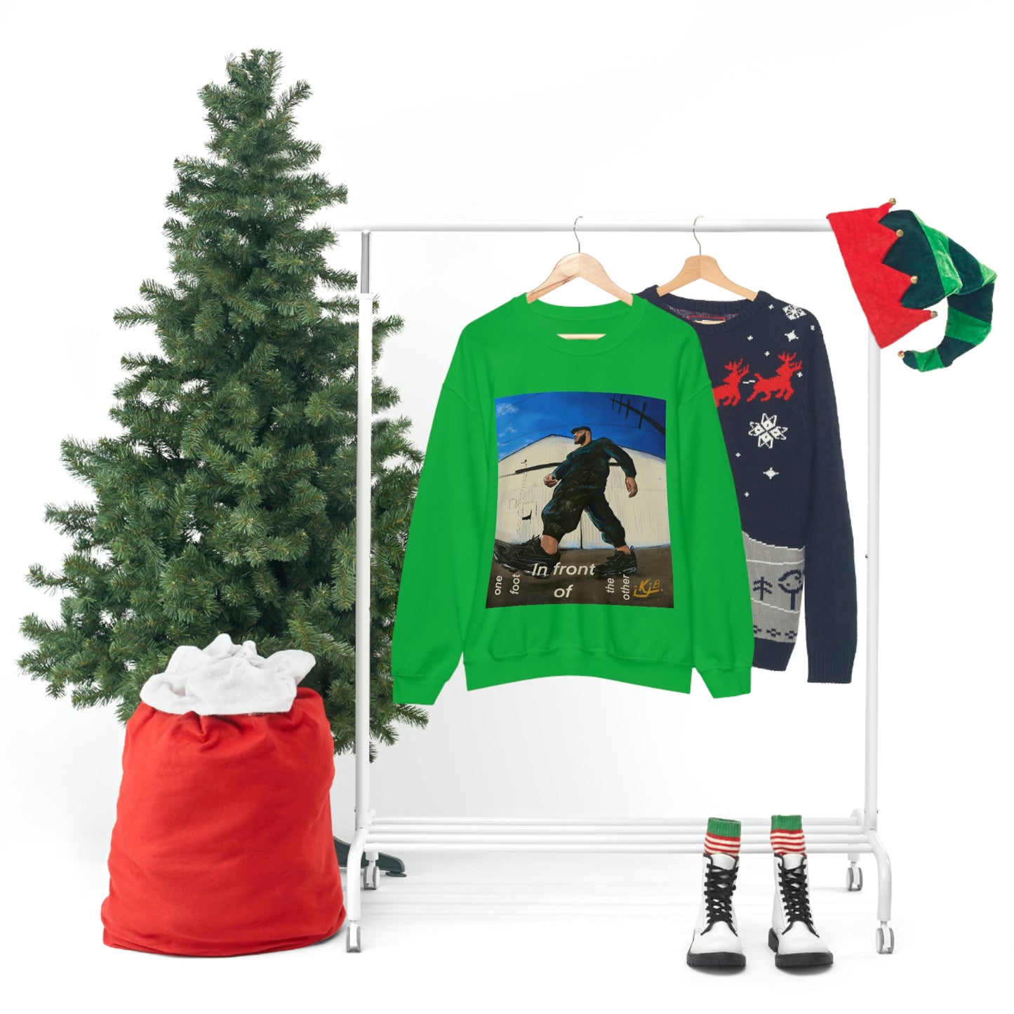 ONE FOOT IN FRONT OF THE OTHER - UNISEX - SWEATSHIRT