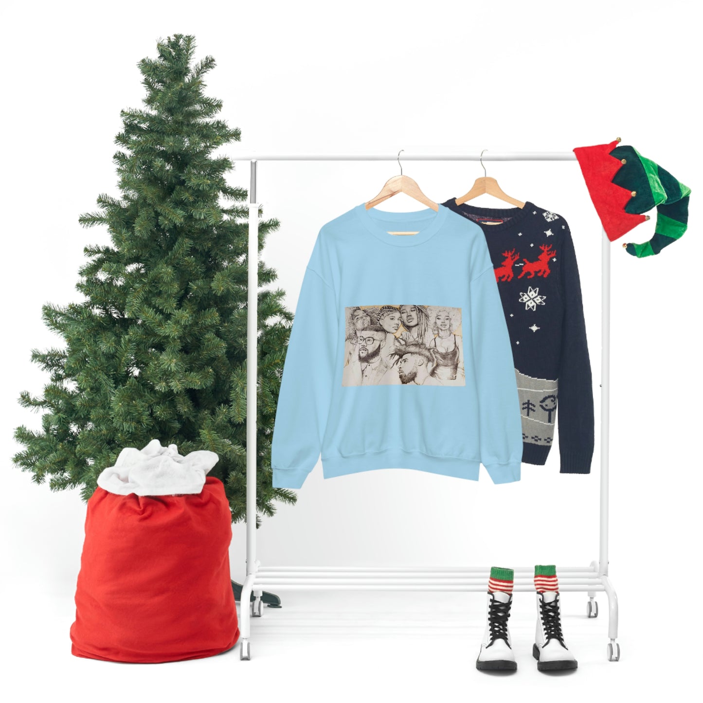 BLACK BEAUTY COLLAGE SWEATSHIRT