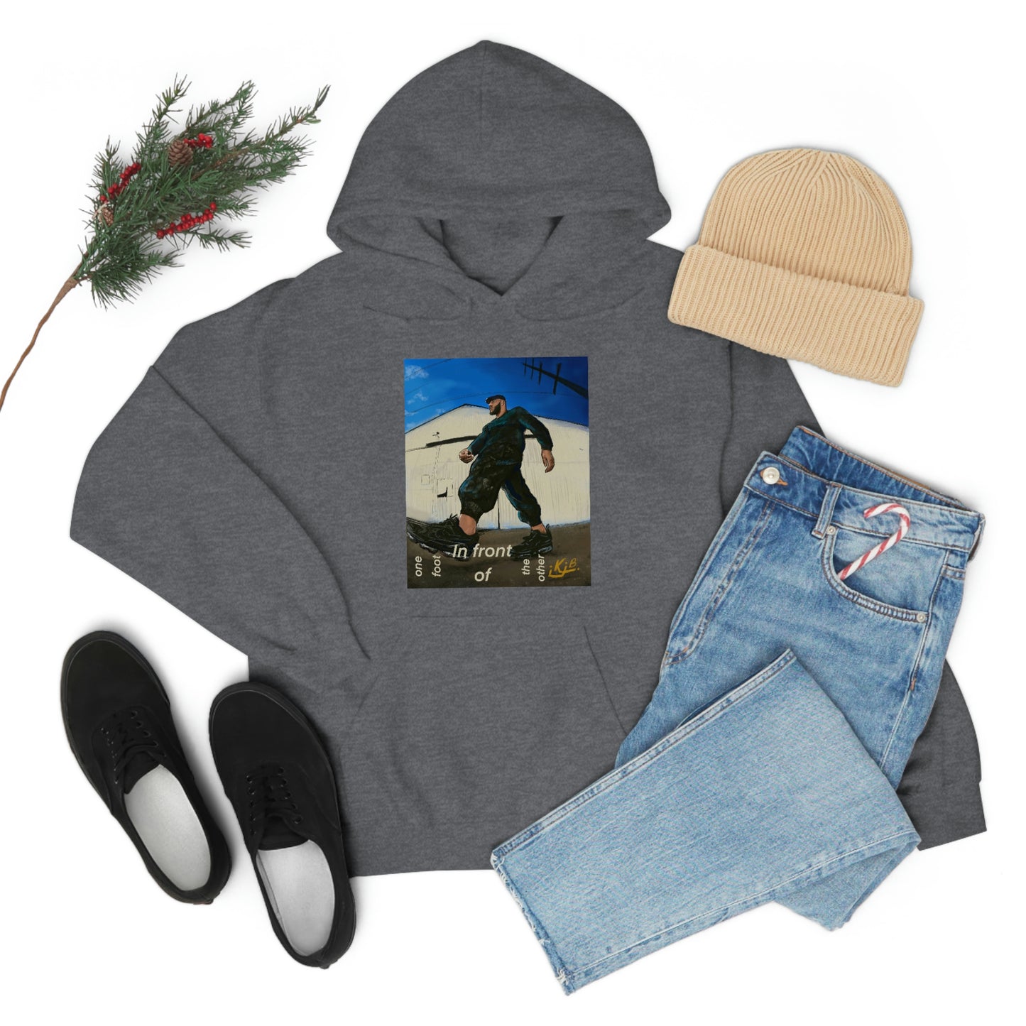 ONE FOOT IN FRONT OF THE OTHER - UNISEX - HOODIE