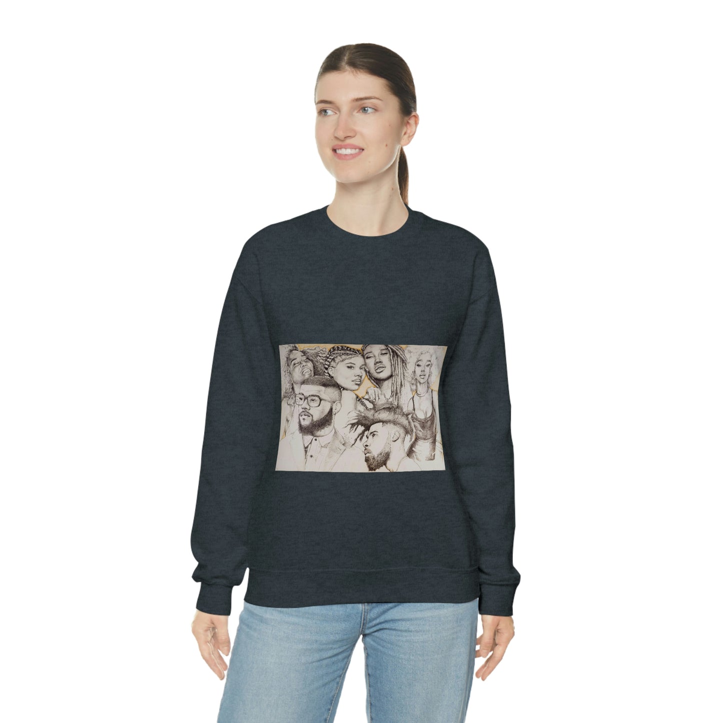 BLACK BEAUTY COLLAGE SWEATSHIRT