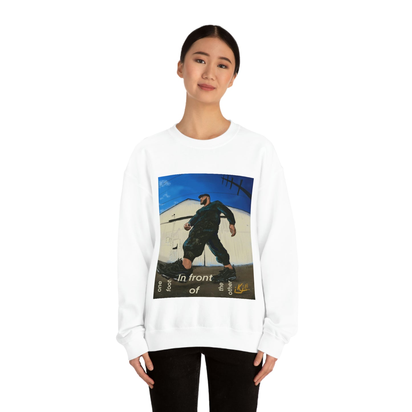 ONE FOOT IN FRONT OF THE OTHER - UNISEX - SWEATSHIRT