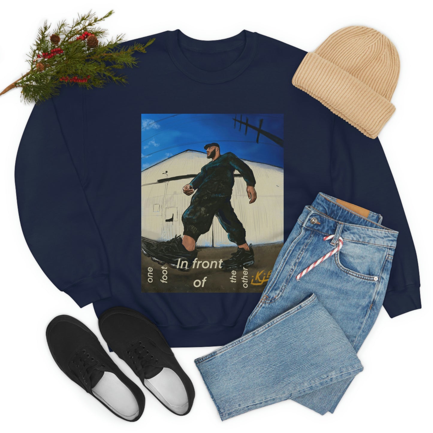 ONE FOOT IN FRONT OF THE OTHER - UNISEX - SWEATSHIRT