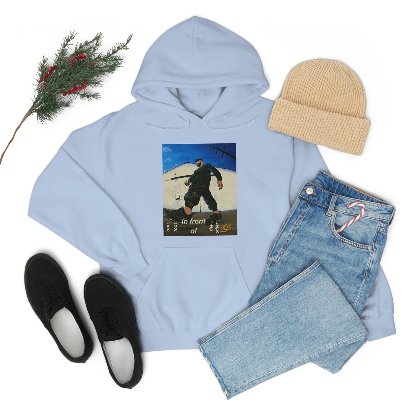 ONE FOOT IN FRONT OF THE OTHER - UNISEX - HOODIE