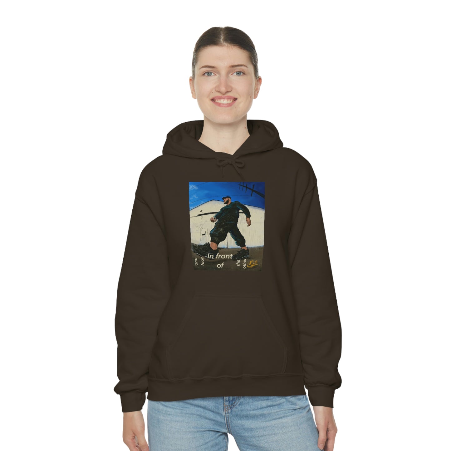 ONE FOOT IN FRONT OF THE OTHER - UNISEX - HOODIE