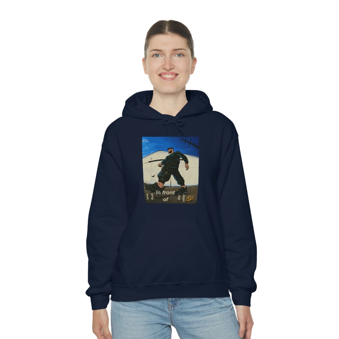 ONE FOOT IN FRONT OF THE OTHER - UNISEX - HOODIE