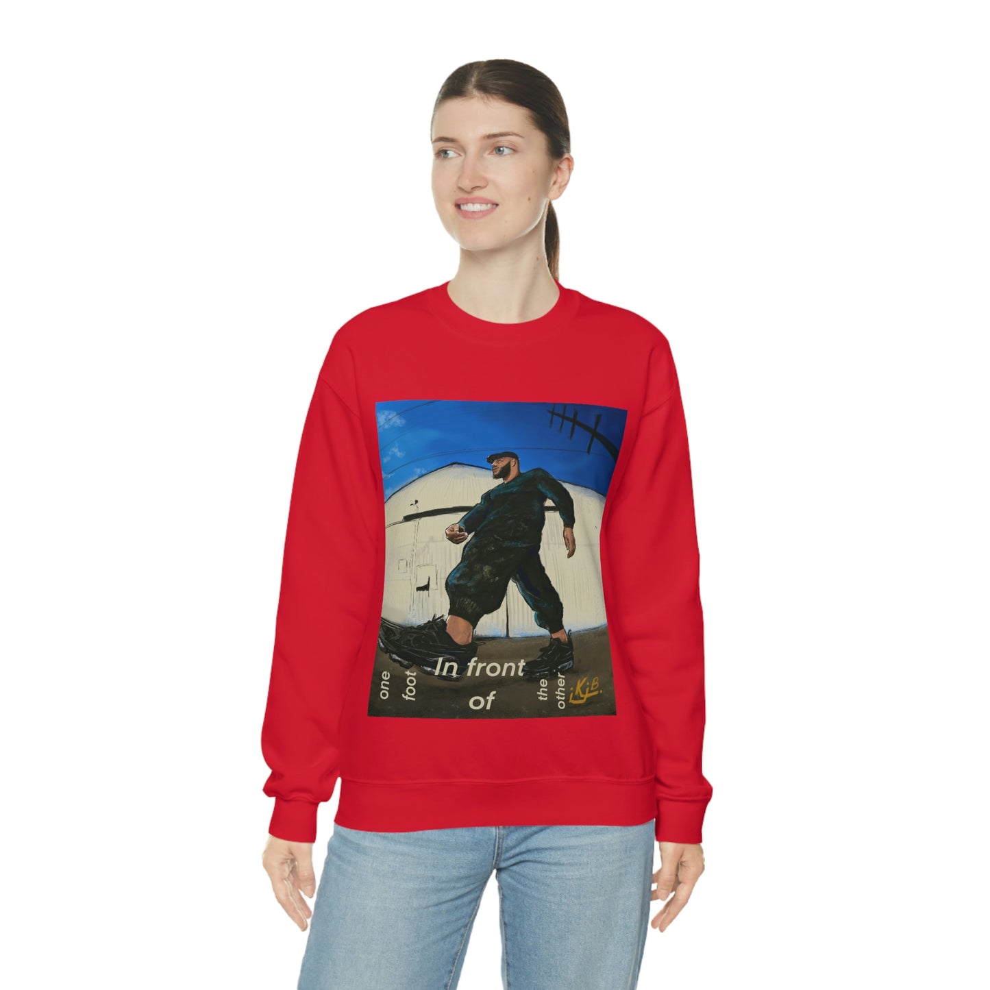 ONE FOOT IN FRONT OF THE OTHER - UNISEX - SWEATSHIRT