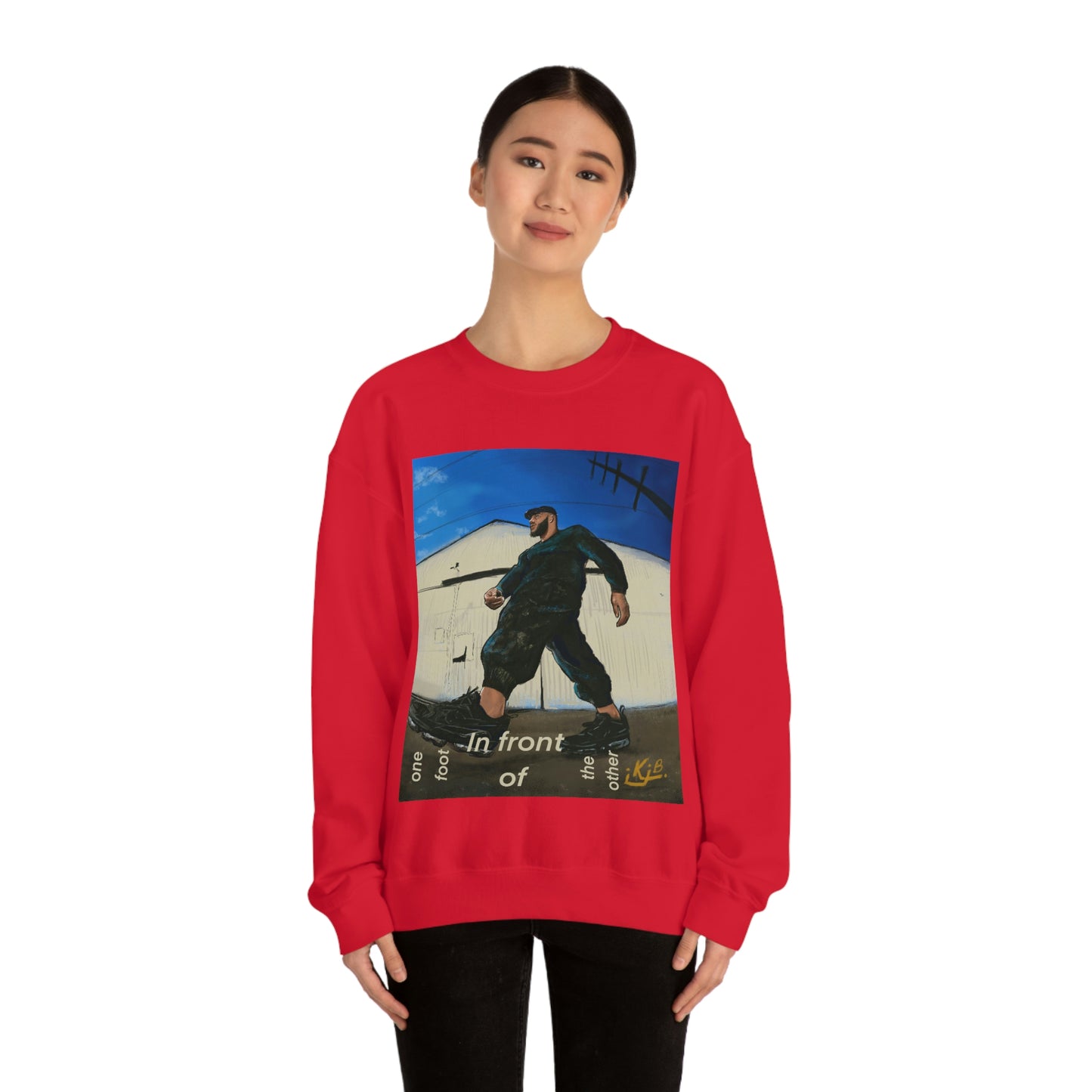 ONE FOOT IN FRONT OF THE OTHER - UNISEX - SWEATSHIRT