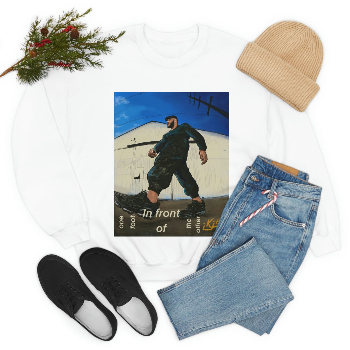 ONE FOOT IN FRONT OF THE OTHER - UNISEX - SWEATSHIRT